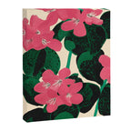 Azalea Blossoms with Jade Leaves Canvas Print Gallery Image 6