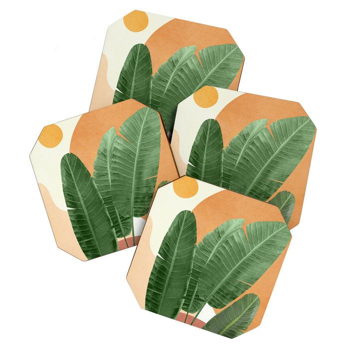 Banana Leaves Coaster Gallery Image 1