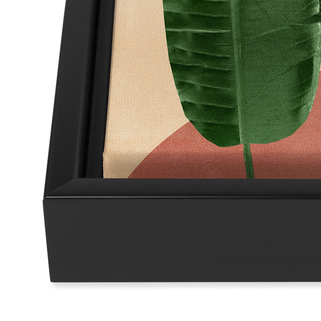 Banana Leaves Framed Canvas Print Gallery Image 3