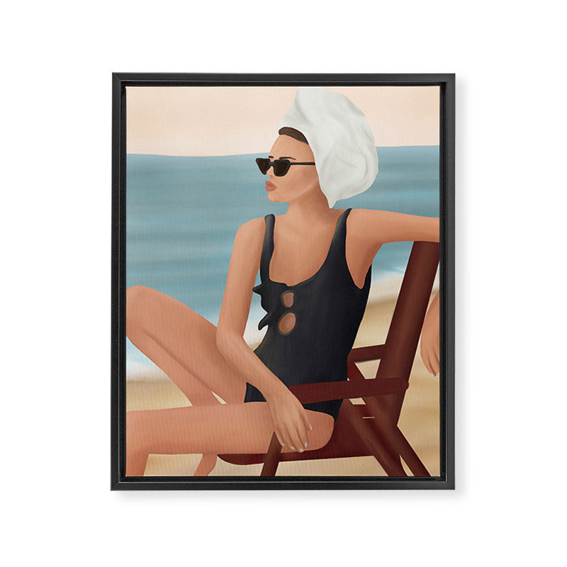 Beach Life Framed Canvas Print Gallery Image 6