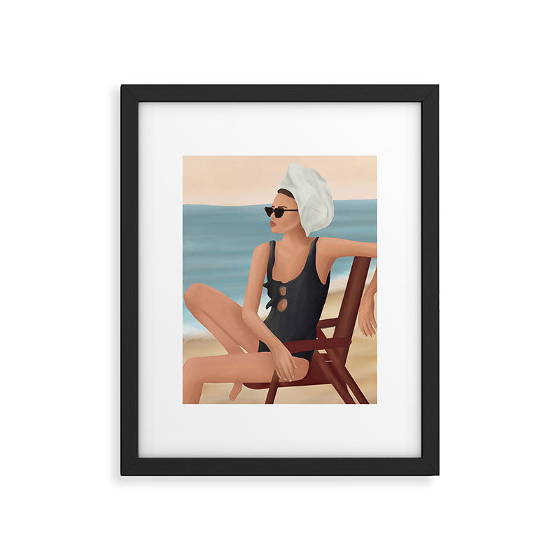 Beach Life Framed Art Print