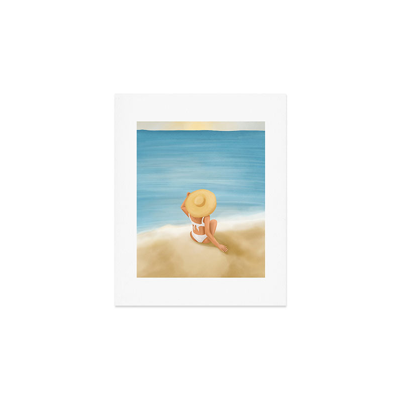 Beach Morning Art Print Gallery Image 1