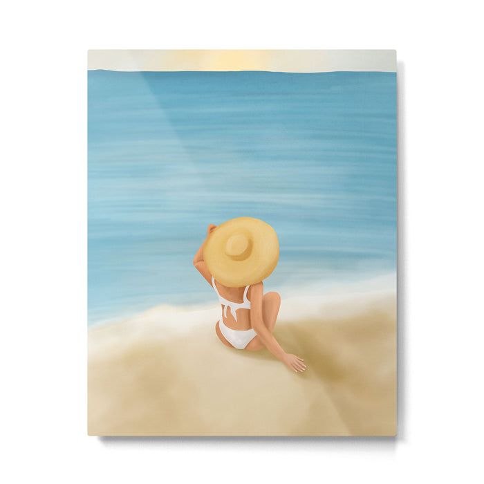 Beach Morning Metal Print Gallery Image 1