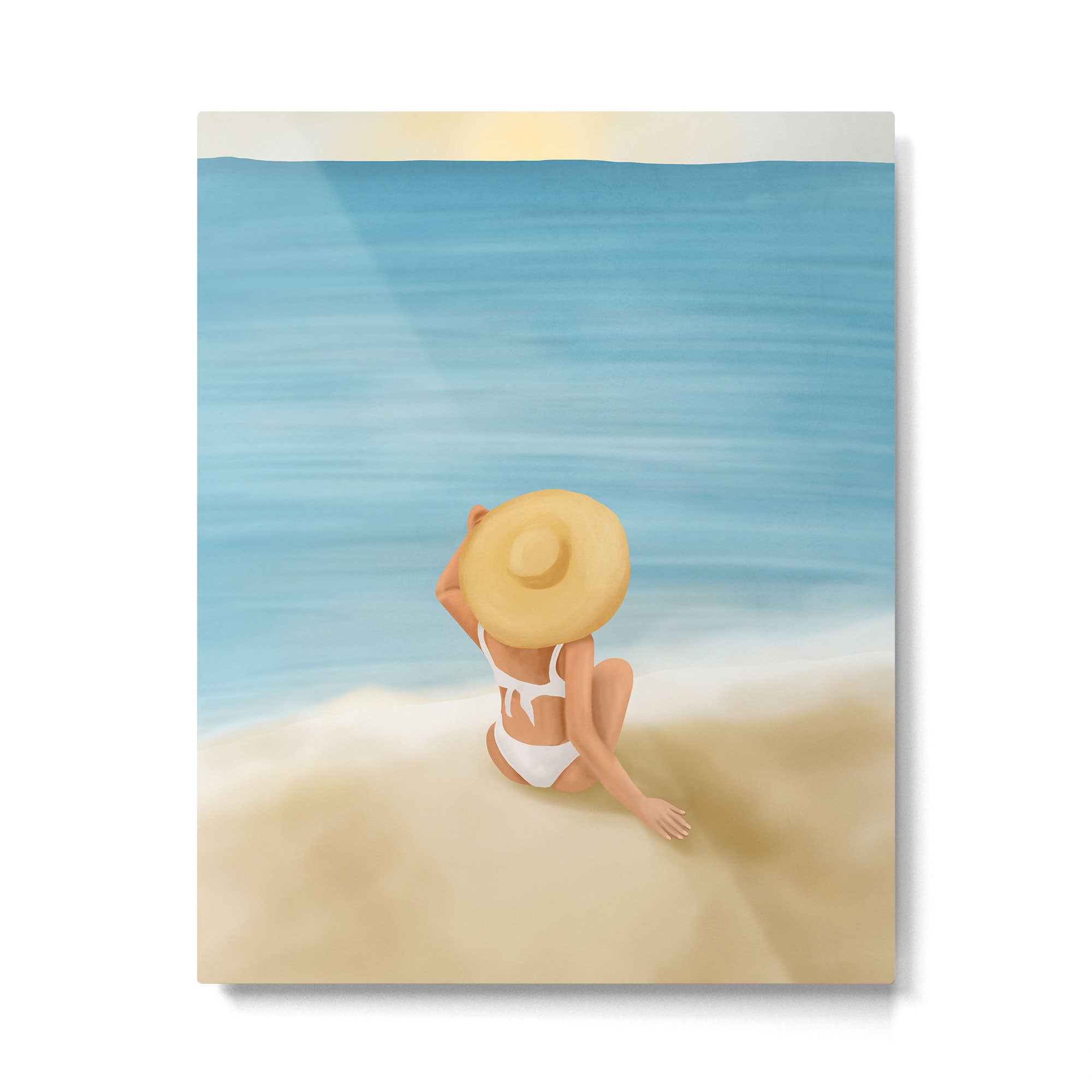 Beach Morning Metal Print Gallery Image 4