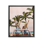 Beach Spring Break Framed Canvas Print Gallery Image 6