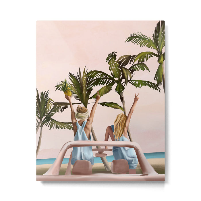 Beach Spring Break Metal Print Gallery Image 1