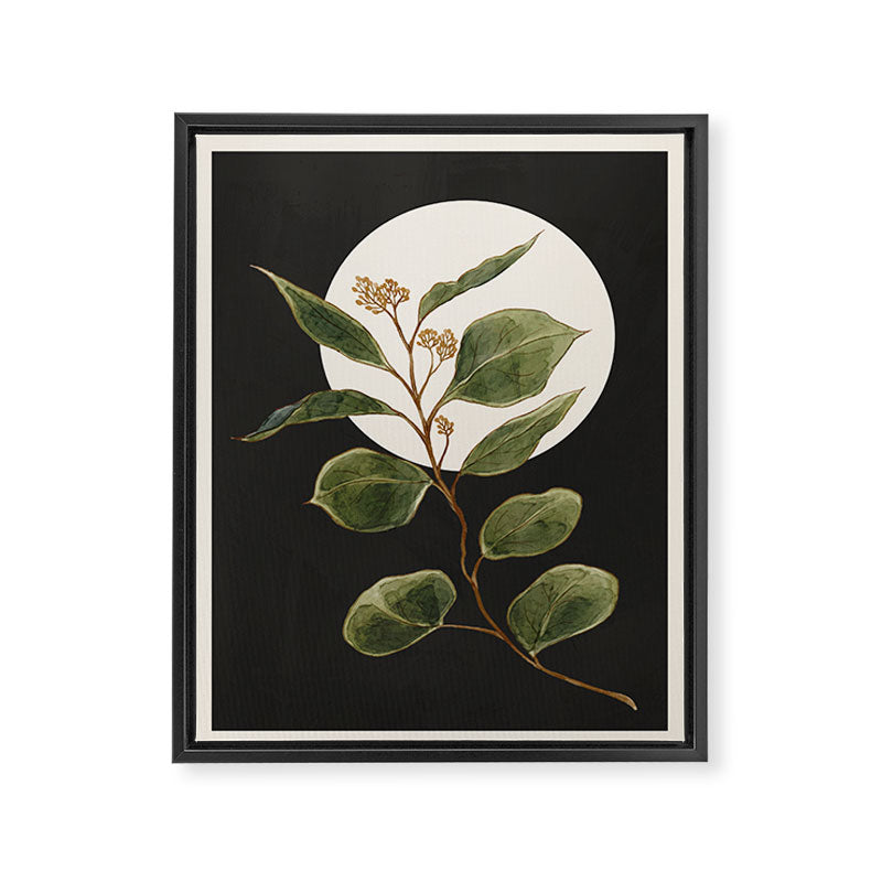 Beautiful Plant Leaves 1 Framed Canvas Print Gallery Image 6