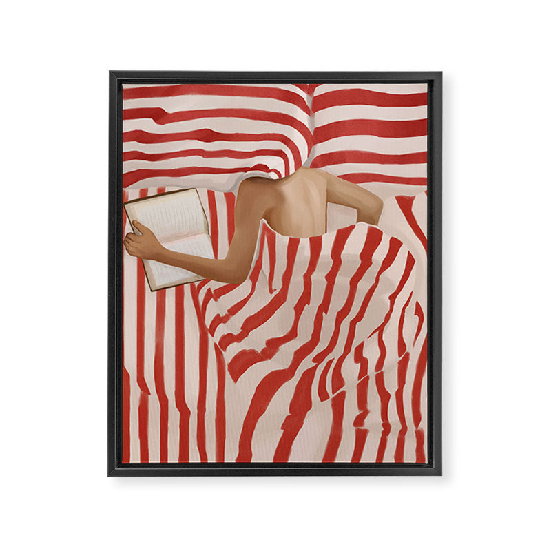 Between the Lines Framed Canvas Print Gallery Image 6