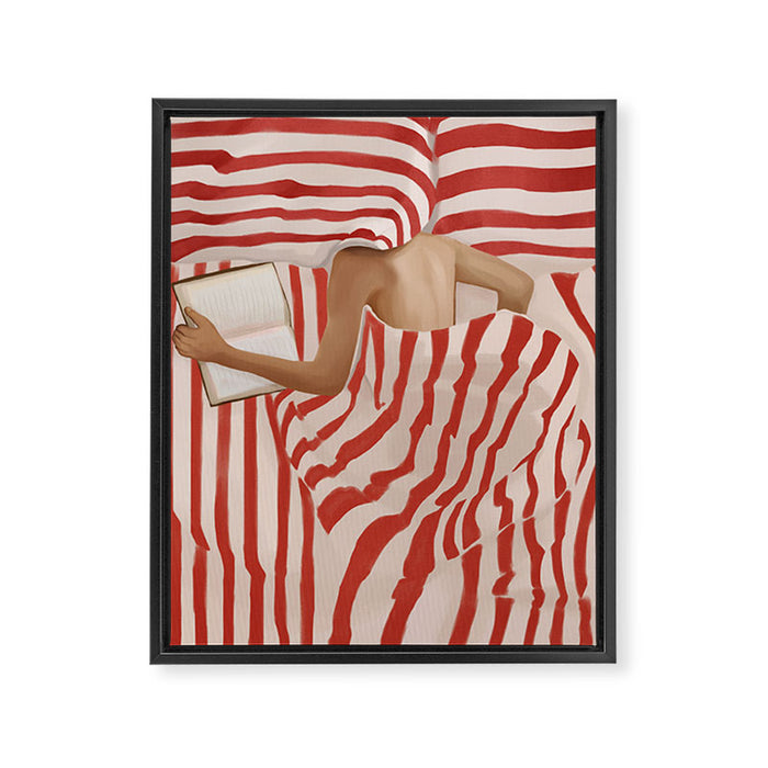 Between the Lines Framed Canvas Print Gallery Image 1
