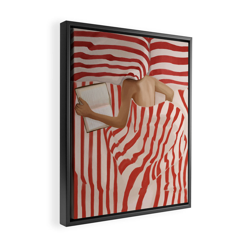 Between the Lines Framed Canvas Print Gallery Image 2