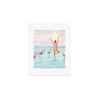 Big Flamingo Art Print Gallery Image 1