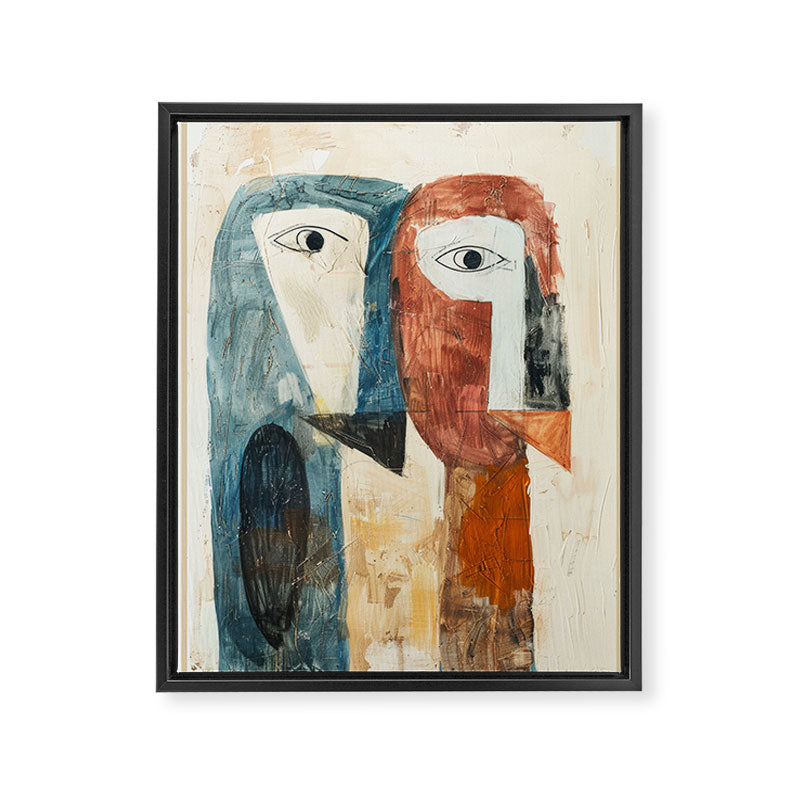 Bird Duality I Framed Canvas Print Gallery Image 6
