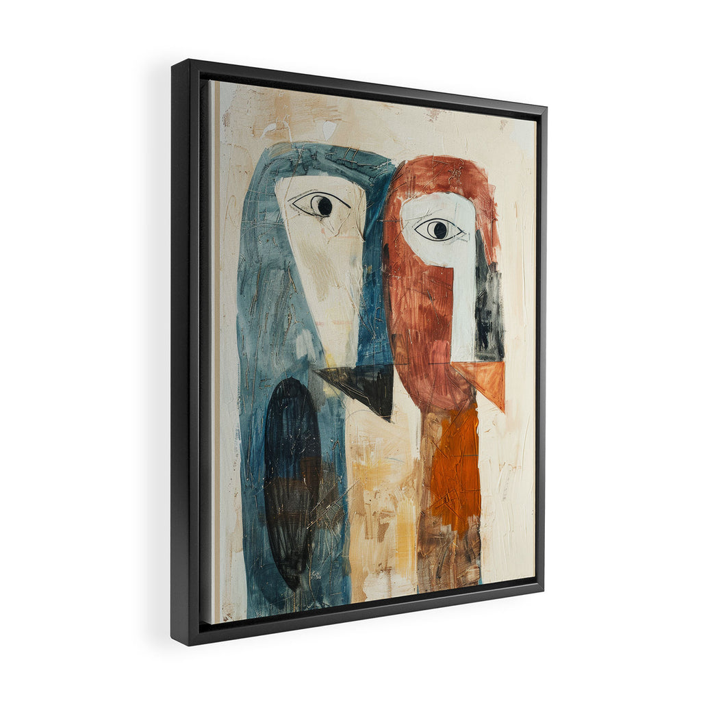 Bird Duality I Framed Canvas Print Gallery Image 2