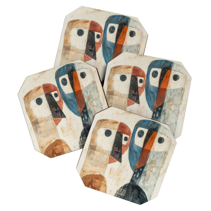 Bird Duality II Coaster Gallery Image 1