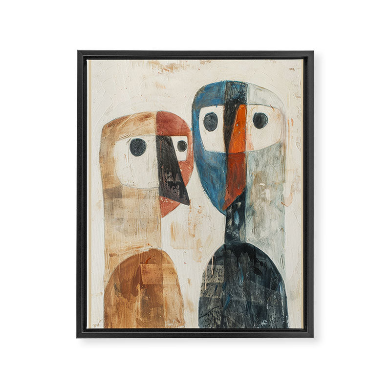 Bird Duality II Framed Canvas Print Gallery Image 6
