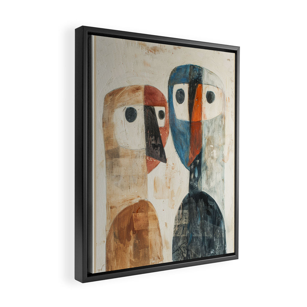 Bird Duality II Framed Canvas Print Gallery Image 2