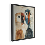 Bird Duality II Framed Canvas Print Gallery Image 2