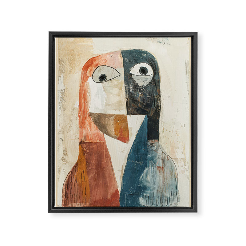 Bird Duality III Framed Canvas Print Gallery Image 6