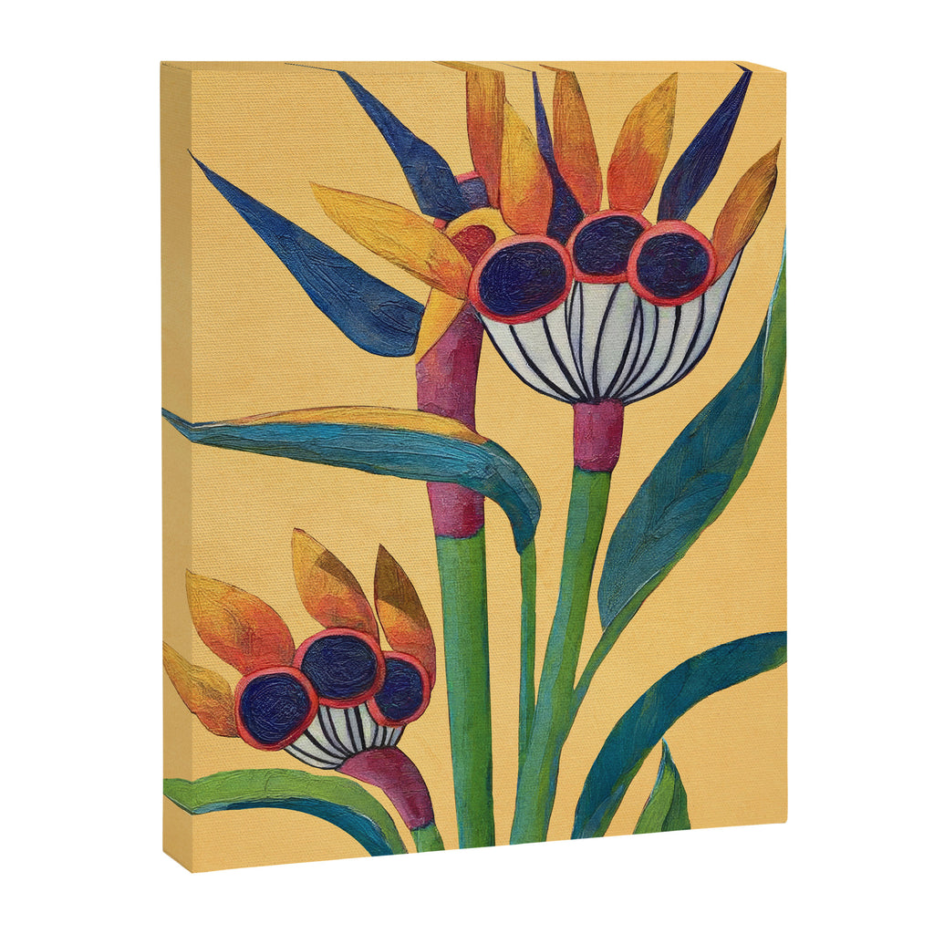 Bird of Paradise in Tropical Bloom Canvas Print Gallery Image 6