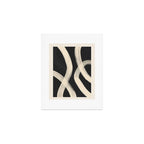 Black and White Abstract Line Art 1 Art Print Gallery Image 1
