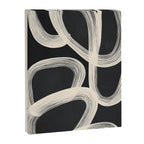 Black and White  Abstract Line Art  2 Canvas Print Gallery Image 6