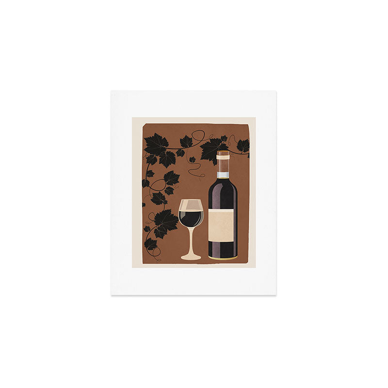 Black Wine 1 Art Print Gallery Image 1