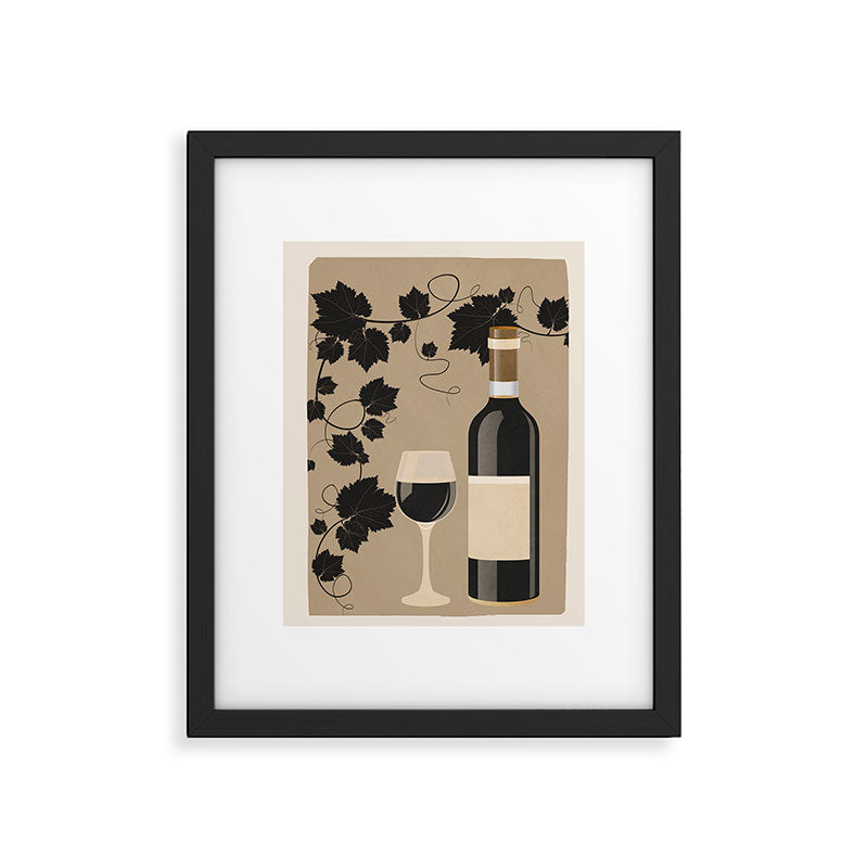 Black Wine 2 Framed Art Print Gallery Image 5