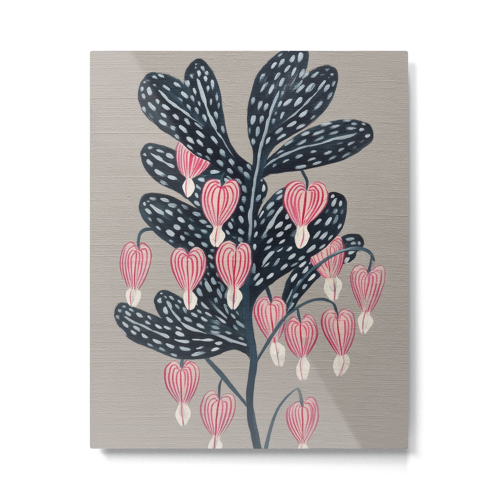 Bleeding Heart Flower Drawing Metal Print Gallery Image 4