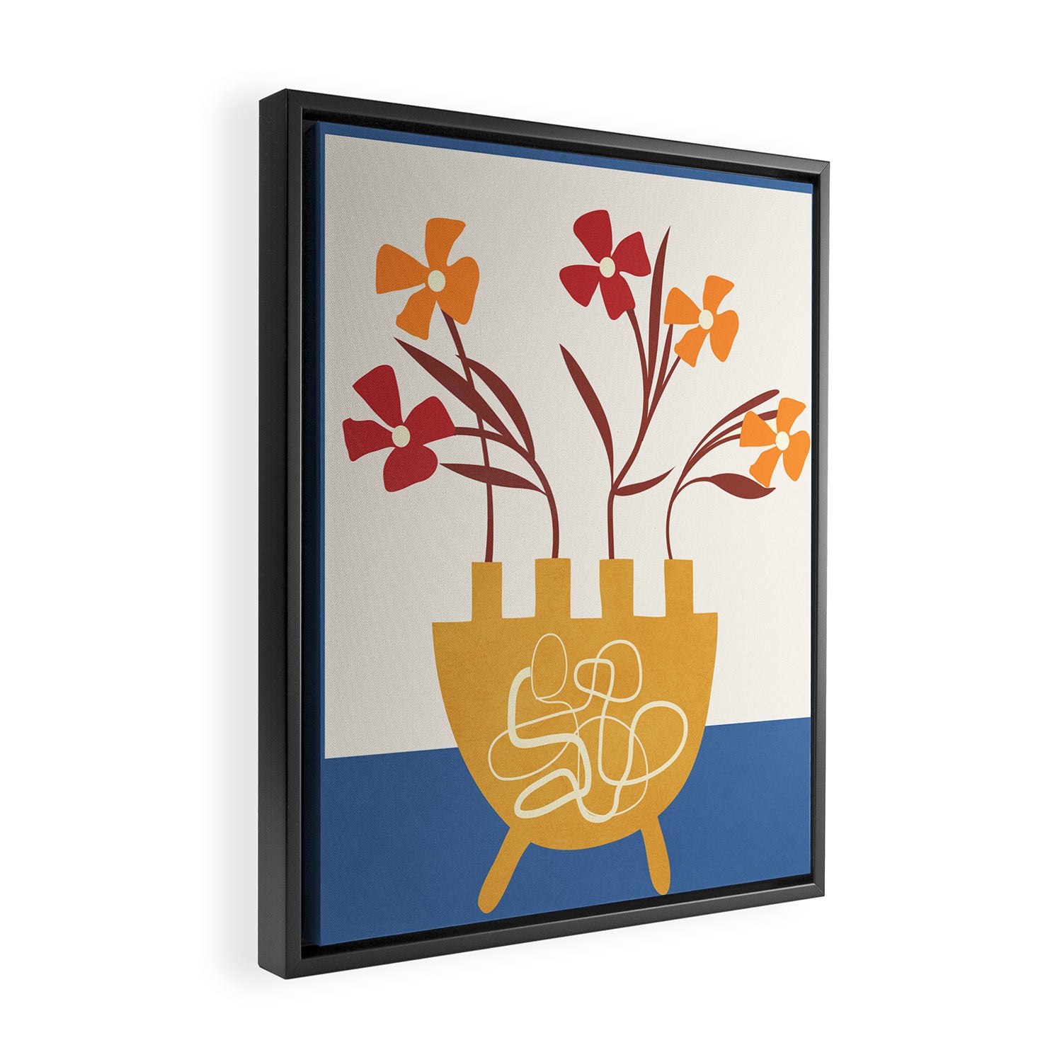 Bloom in Form 5 Framed Canvas Print Gallery Image 2