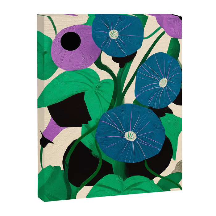 Blue Petunia Study Canvas Print Gallery Image 1