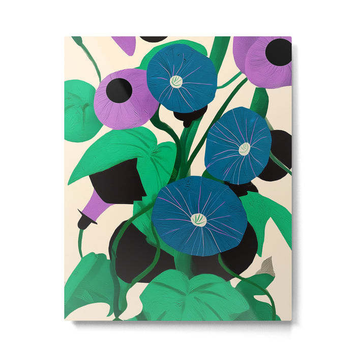 Blue Petunia Study Metal Print Gallery Image 1