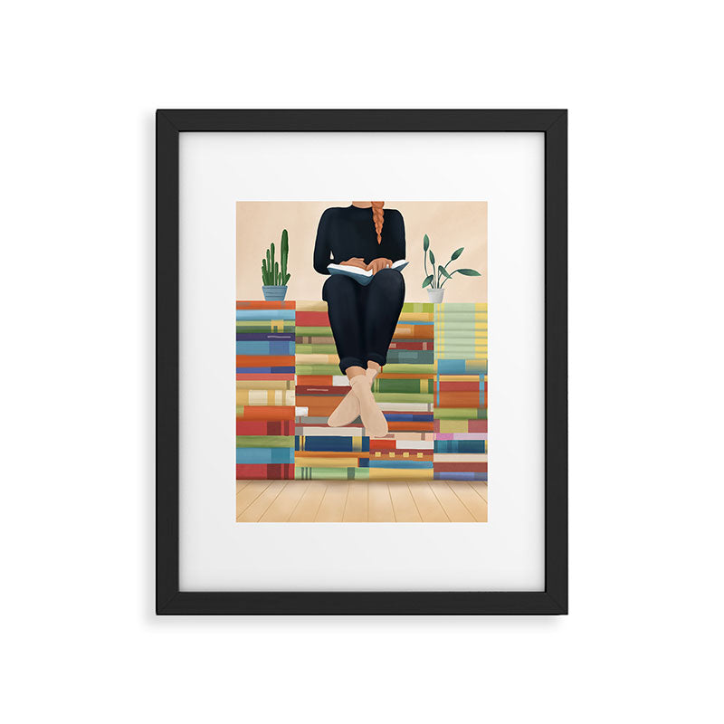 Books 1 Framed Art Print Gallery Image 5