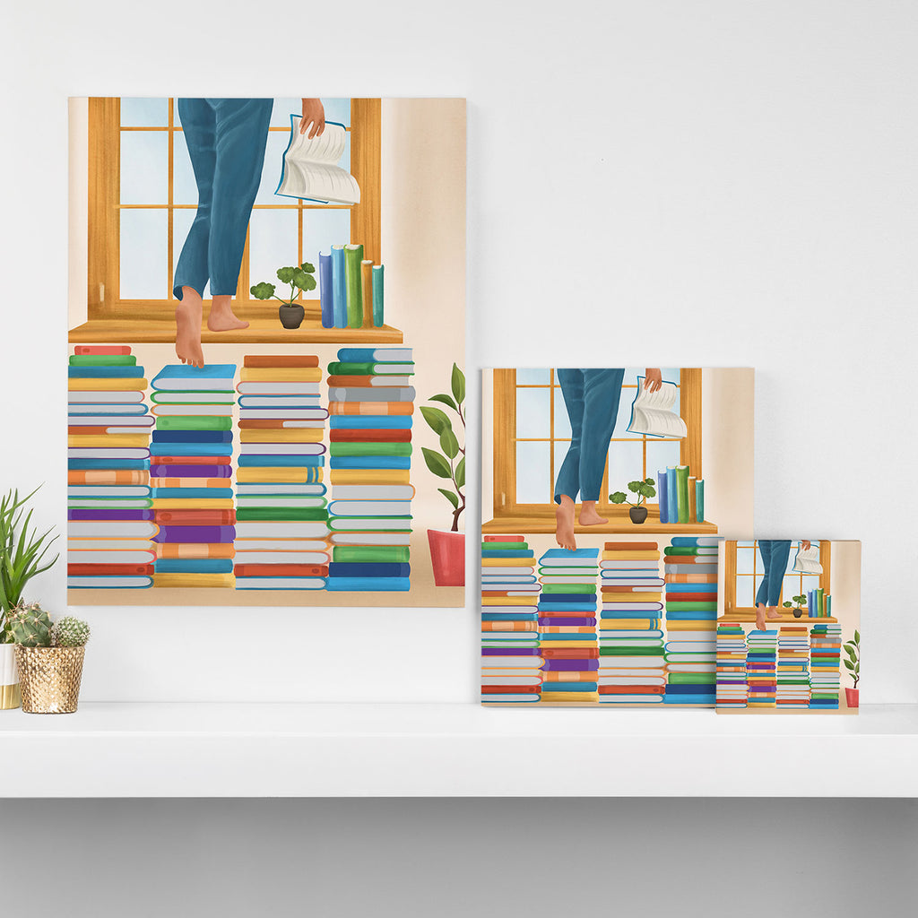 Books 2 Canvas Print Gallery Image 3