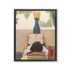 Bookworm Framed Canvas Print Gallery Image 6
