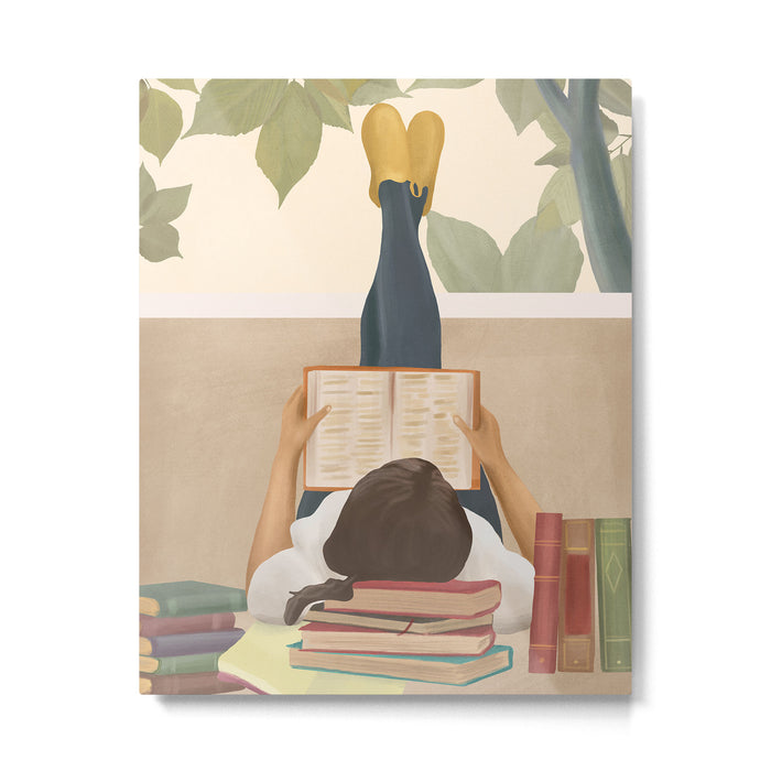 Bookworm Metal Print Gallery Image 1
