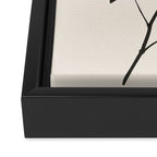 Botanical Silhouette I Framed Canvas Print Gallery Image 3