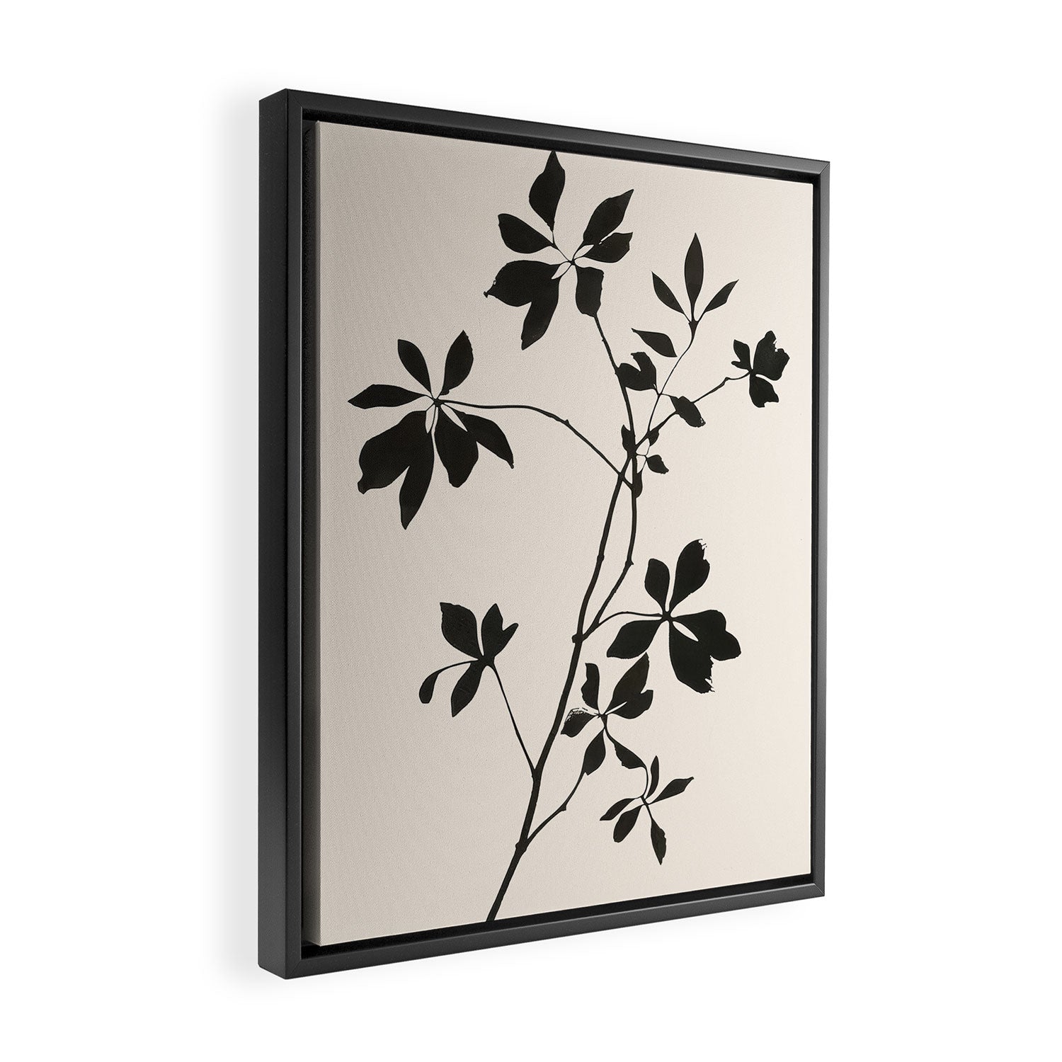 Botanical Silhouette I Framed Canvas Print Gallery Image 2