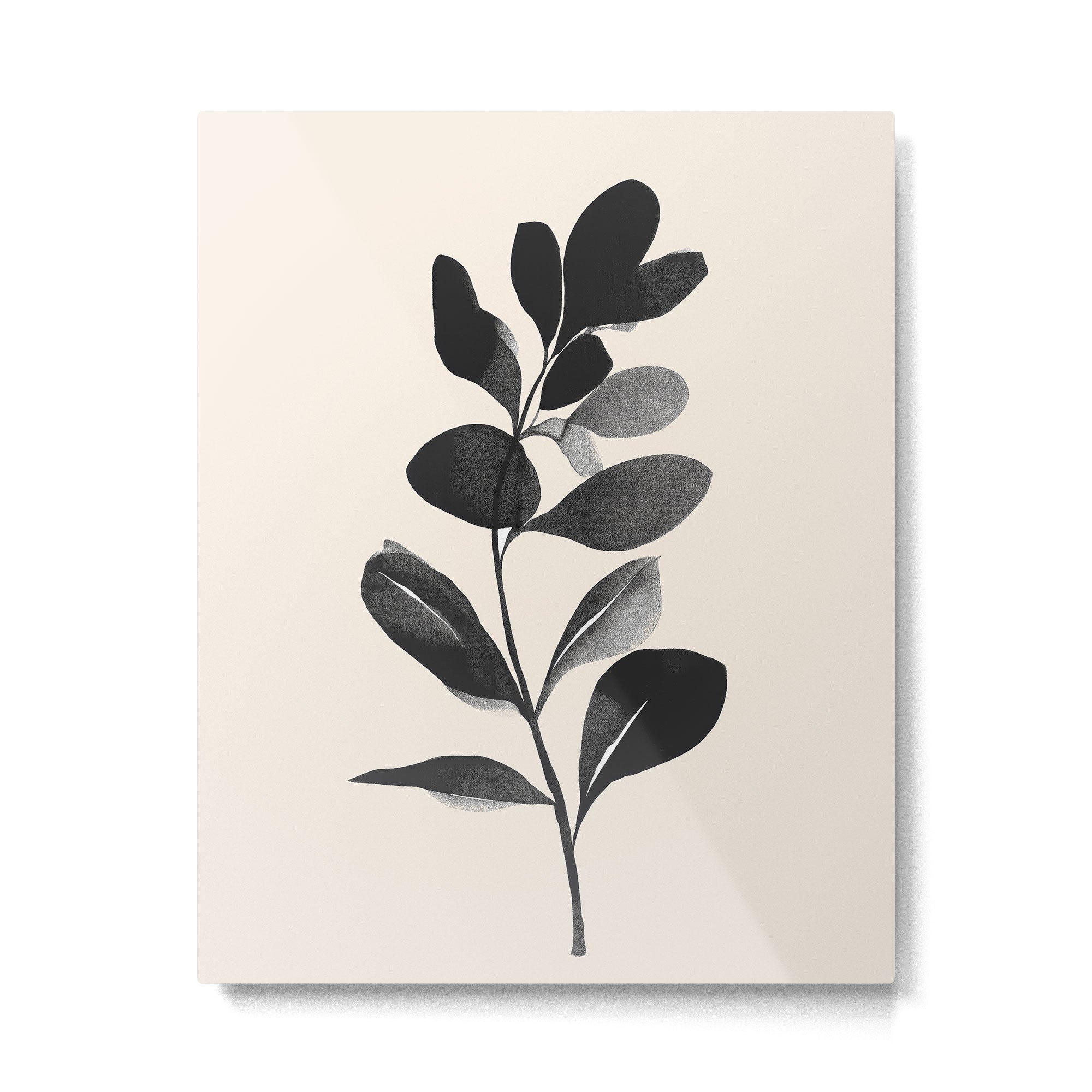 Botanical Silhouette II Metal Print Gallery Image 4