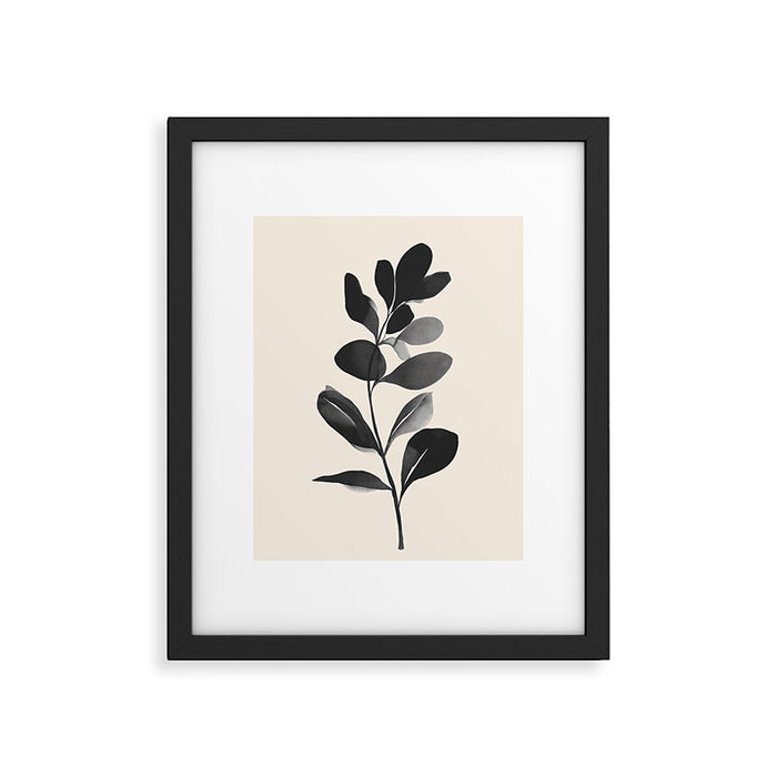 Botanical Silhouette II Framed Art Print Gallery Image 1