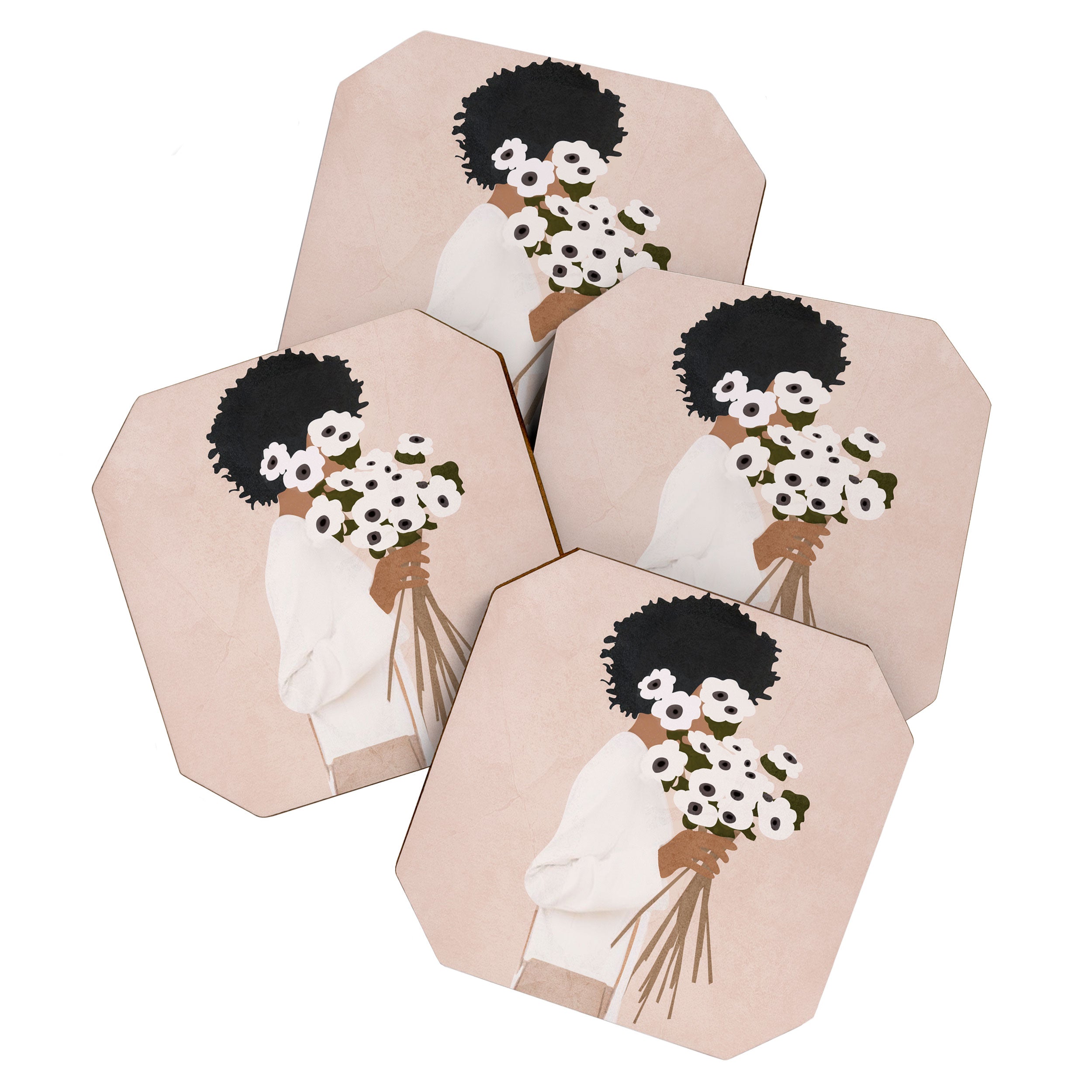 Bouquet of Flowers Coaster Gallery Image 1