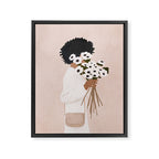 Bouquet of Flowers Framed Canvas Print Gallery Image 6