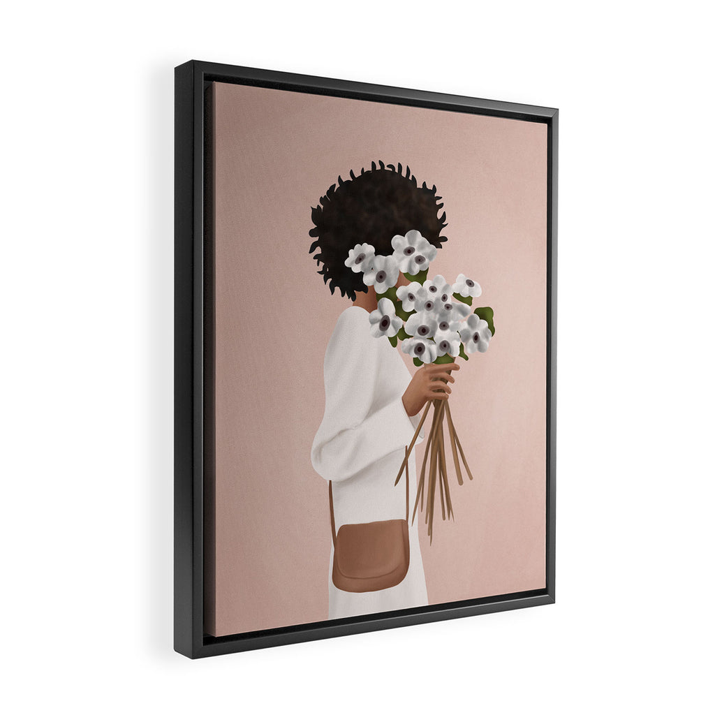 Bouquet of Flowers Framed Canvas Print Gallery Image 2