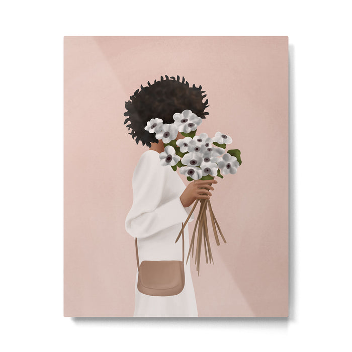 Bouquet of Flowers Metal Print Gallery Image 1