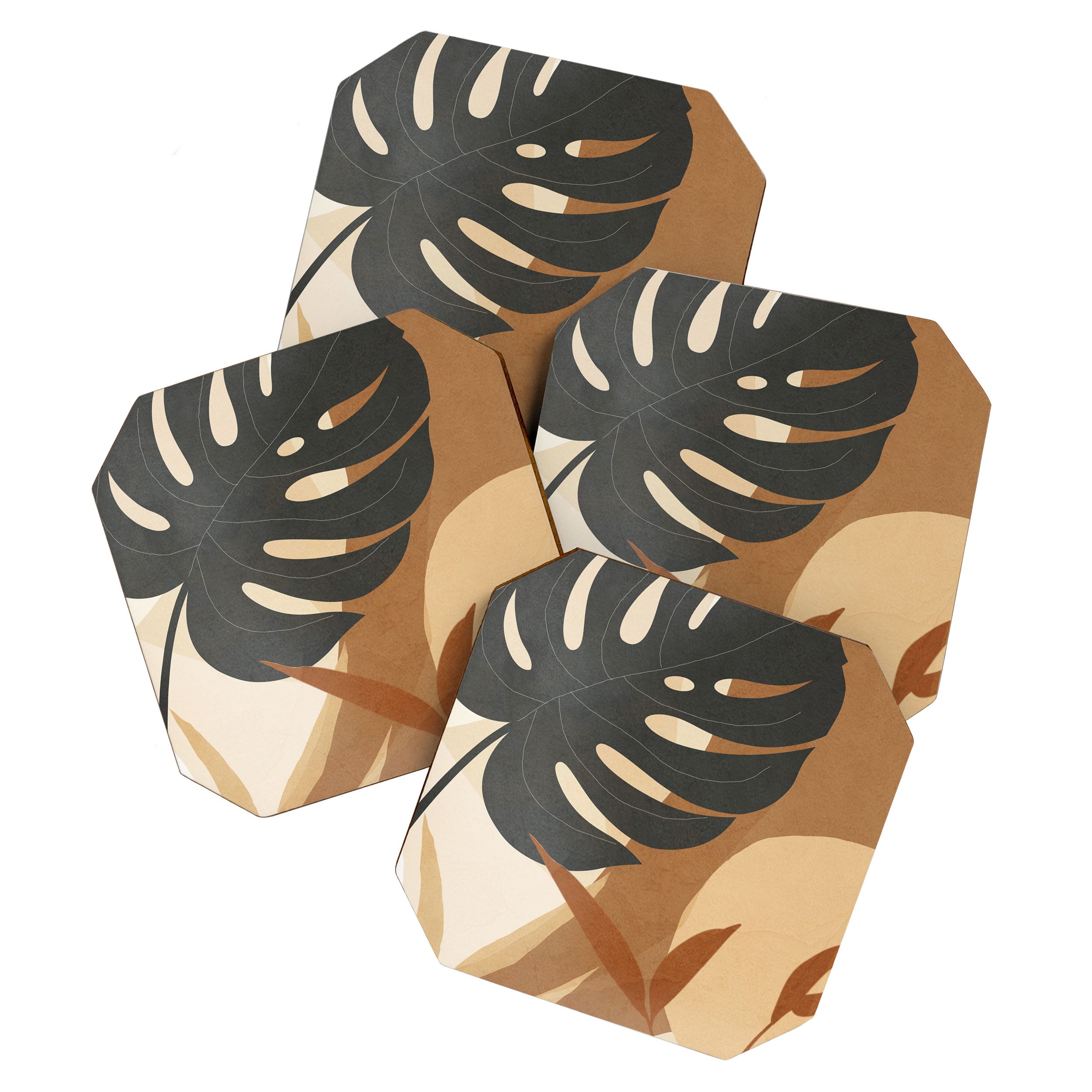 Branches and Leaves Design 02 Coaster Gallery Image 1