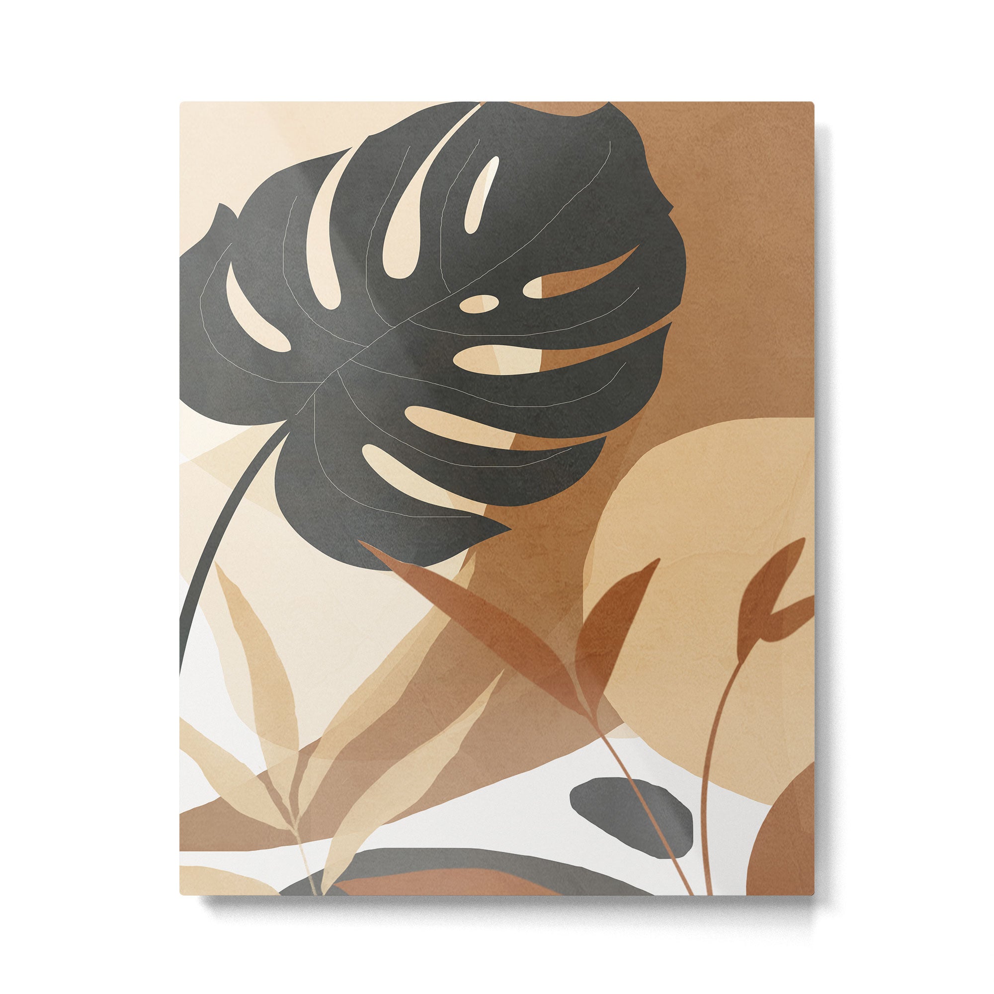 Branches and Leaves Design 02 Metal Print Gallery Image 4