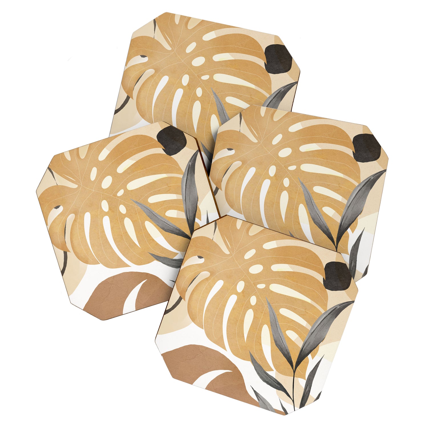 Branches and Leaves Design 03 Coaster Gallery Image 1