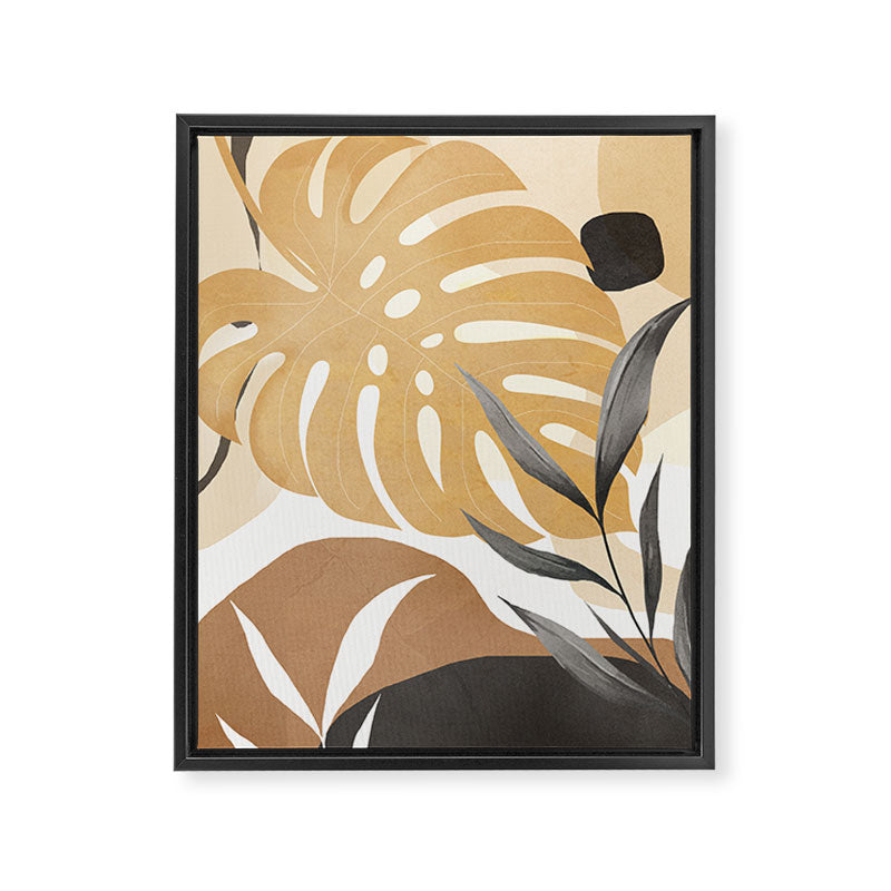 Branches and Leaves Design 03 Framed Canvas Print Gallery Image 6