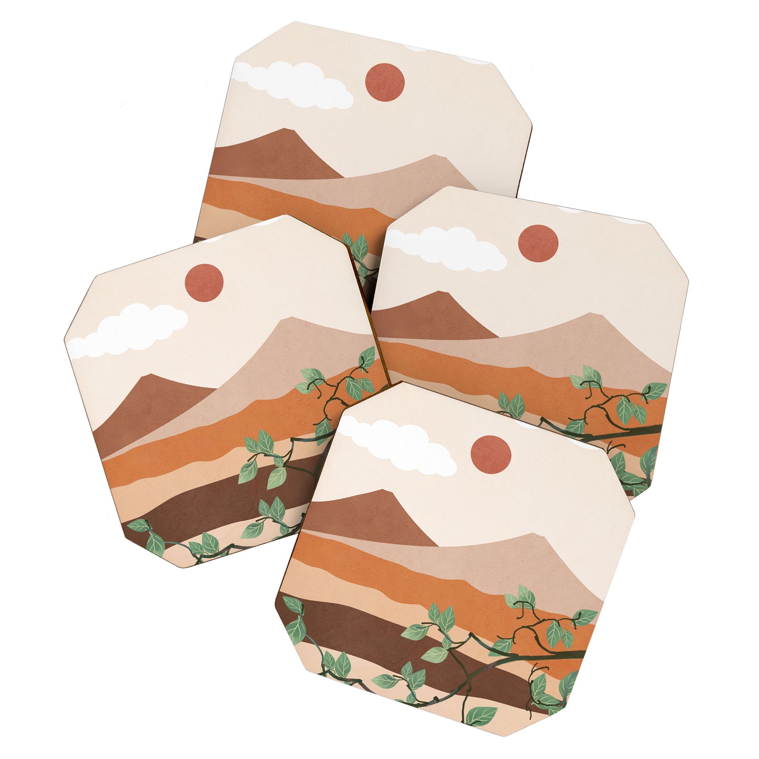 Breeze over the landscape 01 Coaster Gallery Image 1