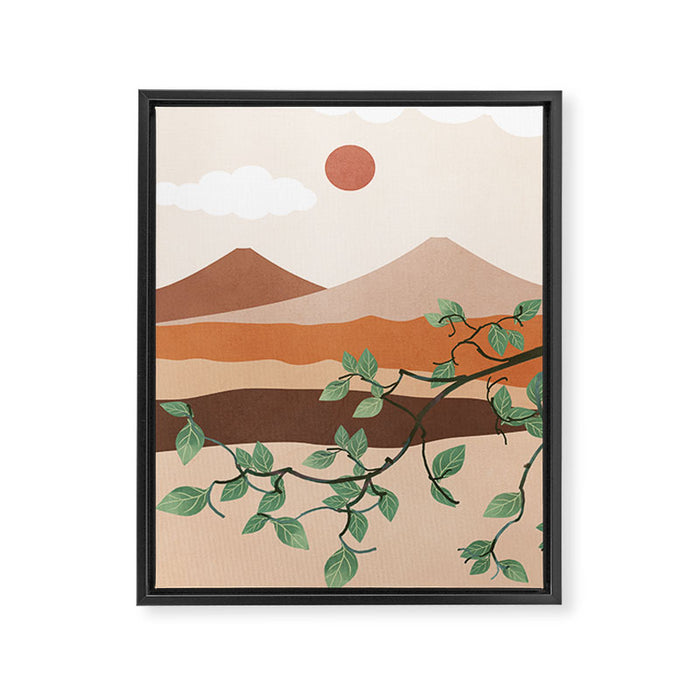 Breeze over the landscape 01 Framed Canvas Print Gallery Image 1