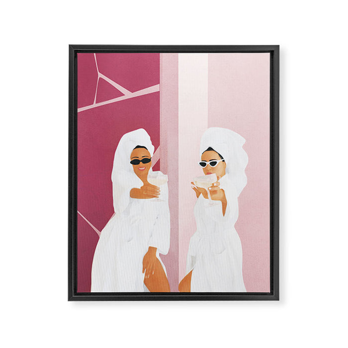 Cheers Framed Canvas Print Gallery Image 1